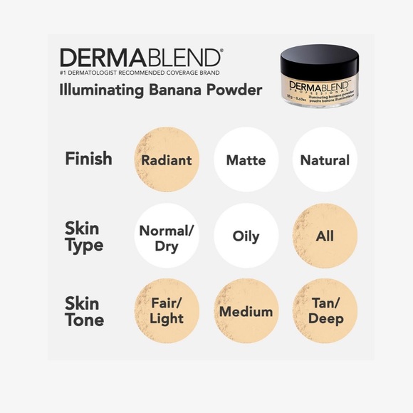 Dermablend Illuminating Banana Powder FULL SIZE 🍌✨ - Picture 6 of 7